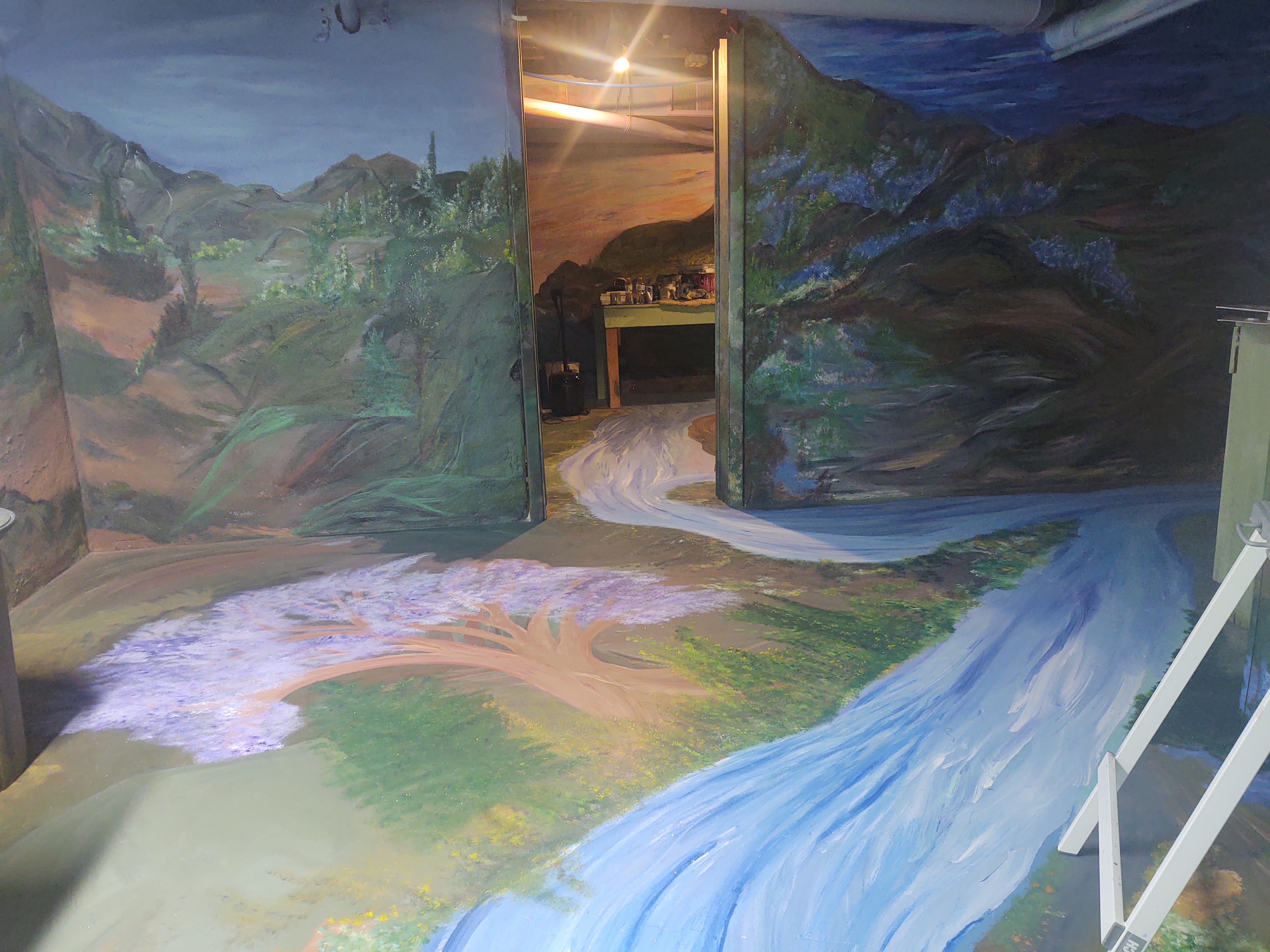 Basement studio work in progress